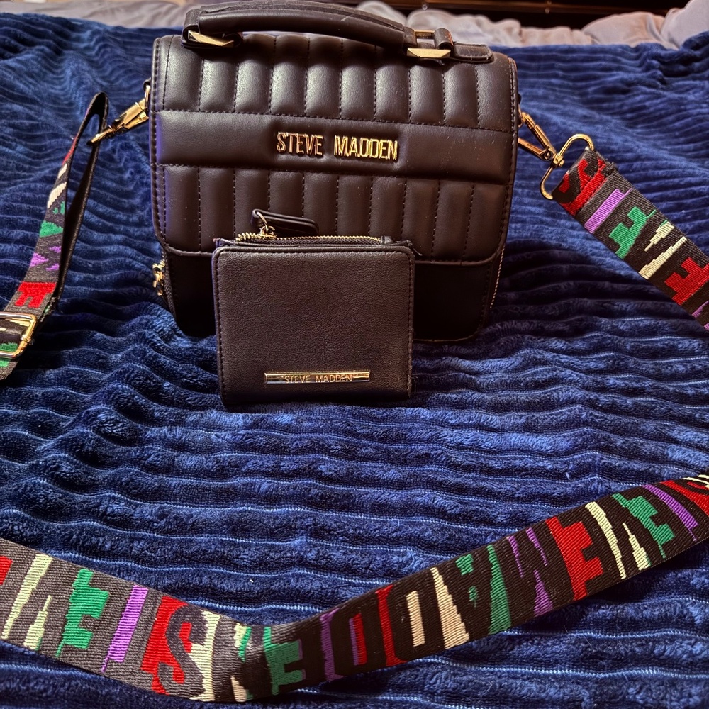 Steve Madden handbag with wallet